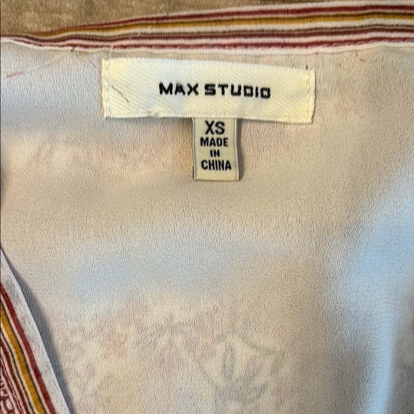 Max Studios Floral V-Neck Smocked Dress - Picture 2 of 4